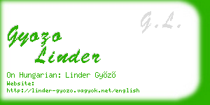 gyozo linder business card