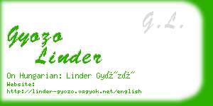 gyozo linder business card